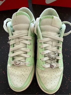 Nike DUNK Women’s Sneakers Mint Green and White